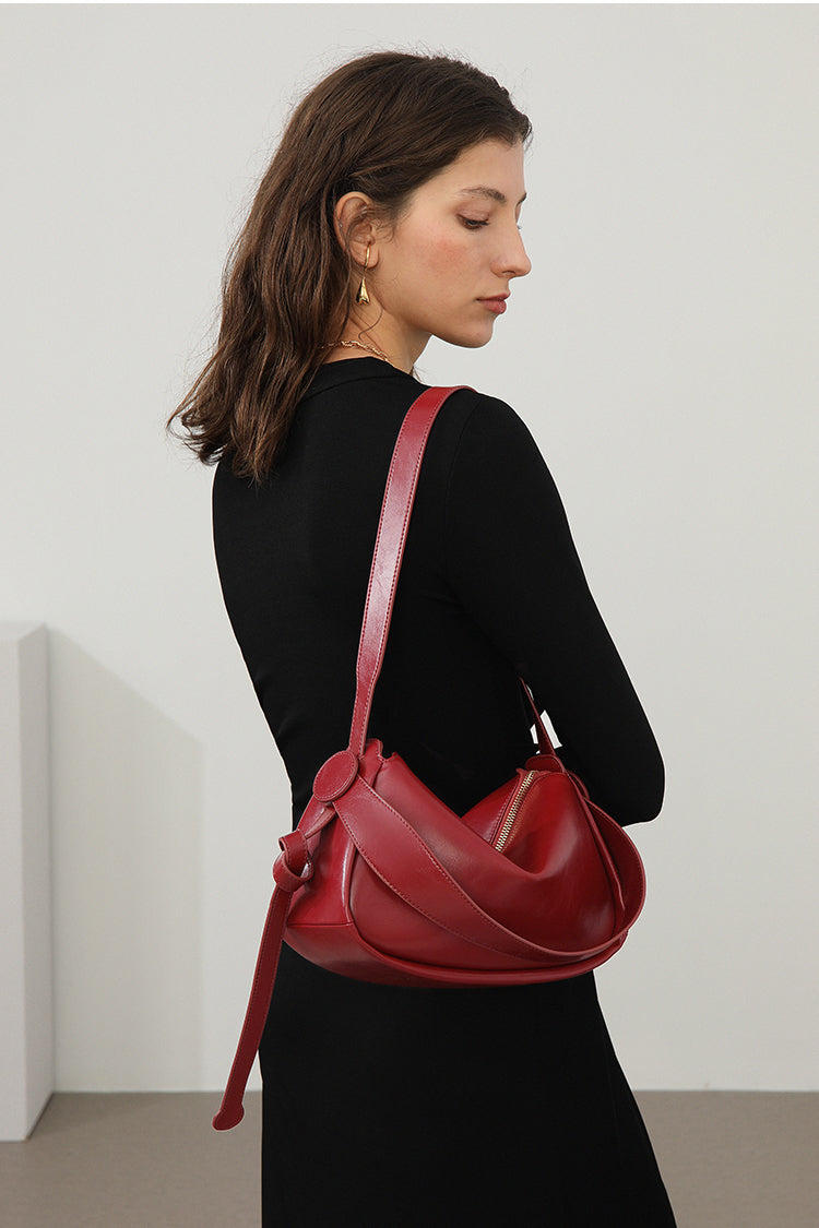 Ladies Red Shoulder Bag