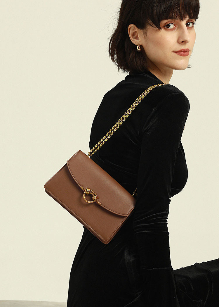Chain Leather Bag for Women