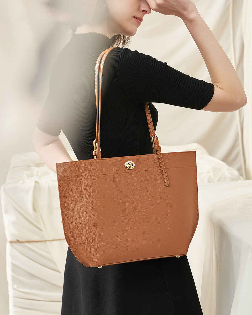 real leather bag